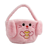 Bunny Plush Bag 22x22x34cm – Cuddly Easter Tote for Egg Hunts & Spring Gifting