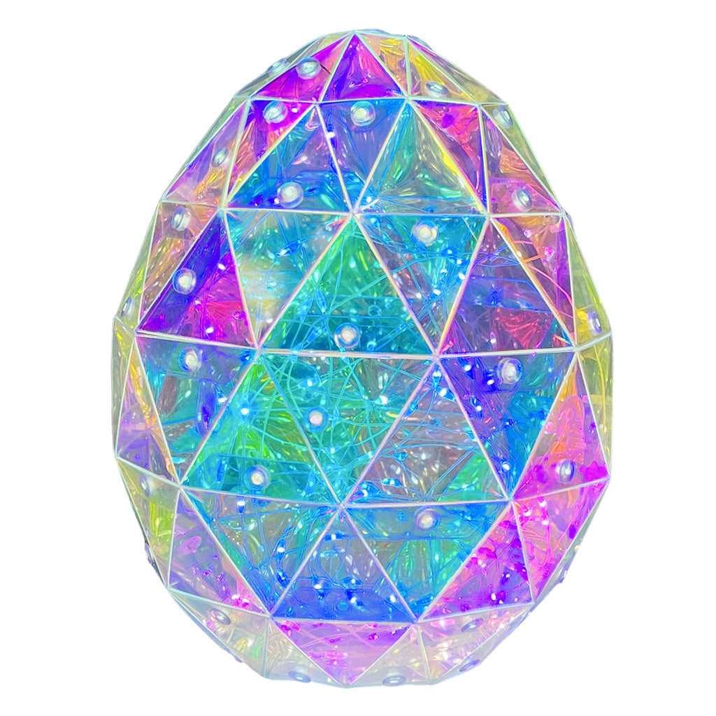 LED Egg Decoration Crystal Colour – Light-Up Easter Ornament for Nightstand & Tabletop