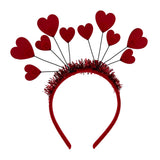 Valentine Headband – Classic Red Heart Hair Accessory for Women, Girls & Valentine’s Parties