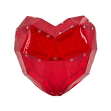 LED Heart Decoration Red 24cm