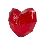 LED Heart Decoration Red 24cm