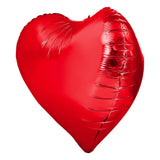 3D Heart Shape Foil Balloons Red 24'' 3Pcs/Pk