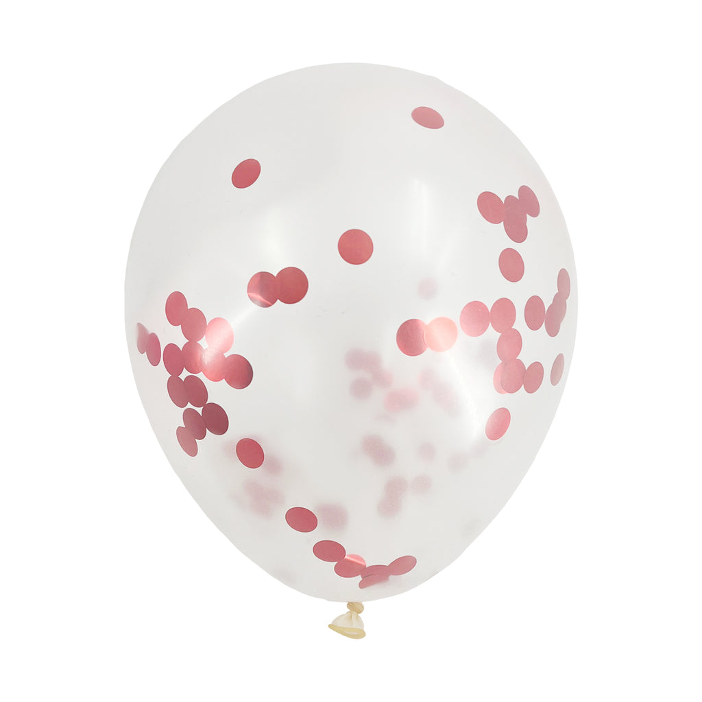 12-Pack 12" LOVE Confetti Balloons – Clear Balloons with Glitter Hearts & 'LOVE' for Festive Romantic Decor