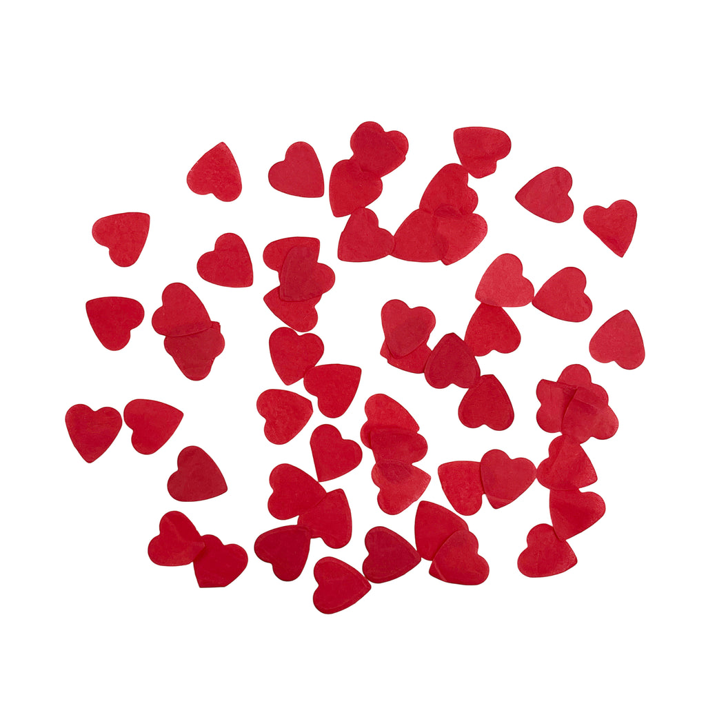 30g Red Heart Shape Confetti – Romantic Valentine’s & Wedding Table Scatter for Decor, Balloons & Photos