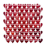 Red Heart Laser Wall Art 30x30cm – Romantic Valentine’s Day Wall Decor for Bedroom, Door & Home