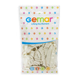 19" Standard White Latex Balloon 10Ct