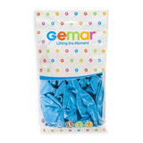 19" Standard Light Blue Latex Balloon 10Ct