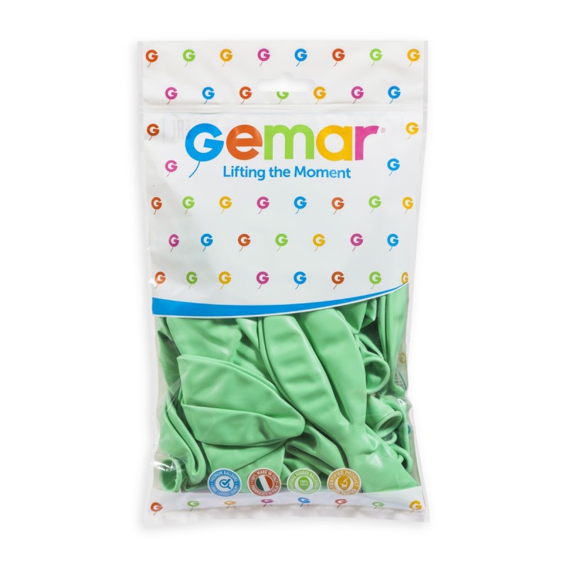 19" Standard Mint Green Latex Balloon 10Ct