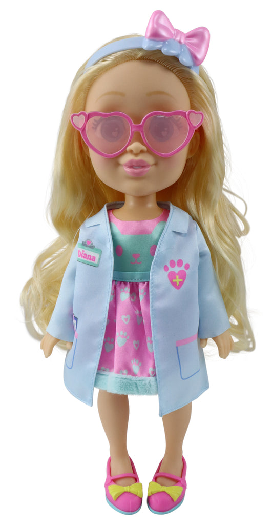 Love Diana Doll Mashup Vet/Kitty S3 13In