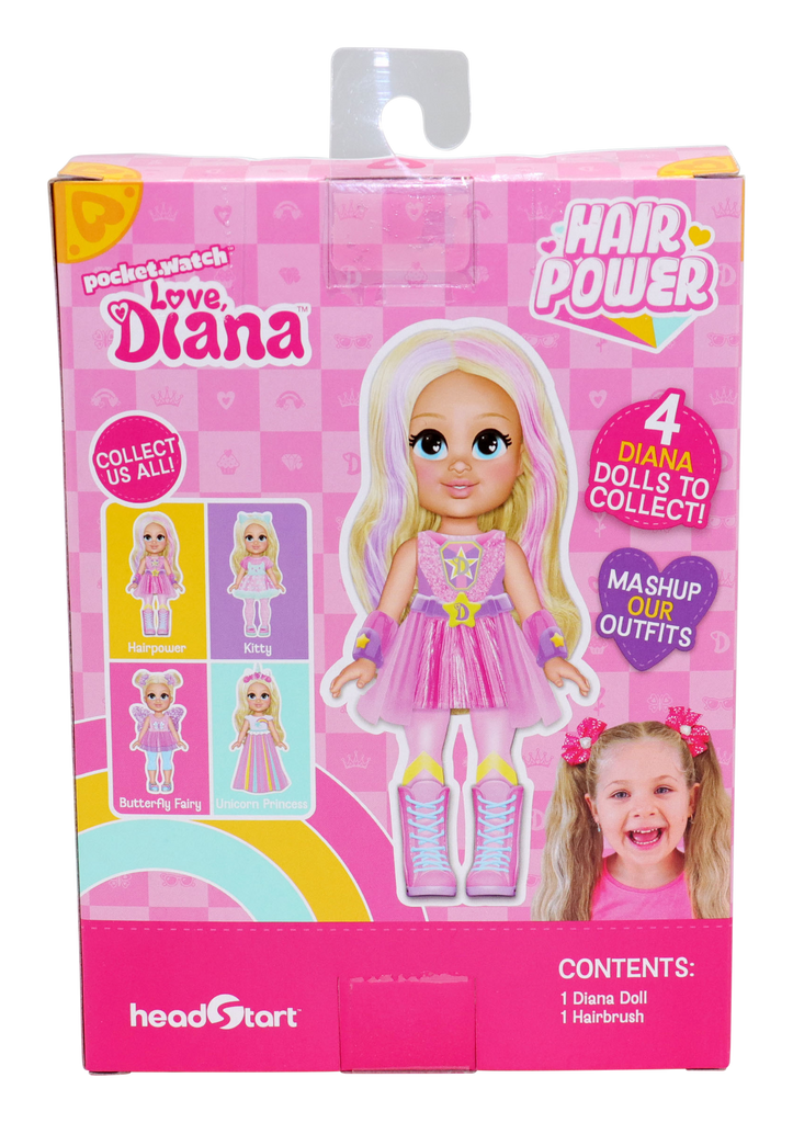 Love Diana Doll Hairpower S3 6In