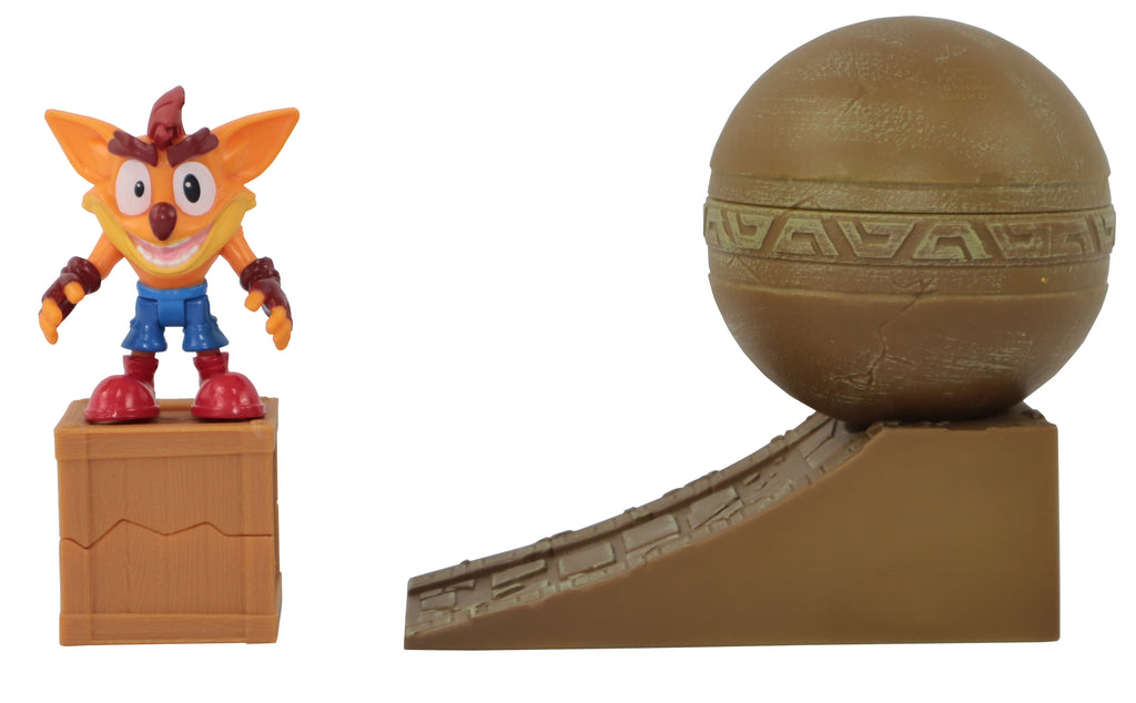 Crash Bandicoot Boulder Dash Diorama 2.5"