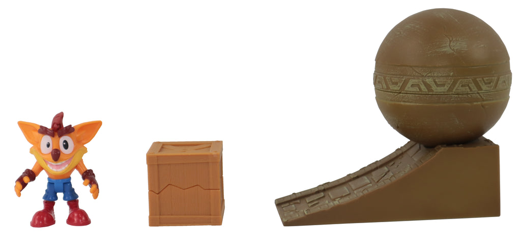 Crash Bandicoot Boulder Dash Diorama 2.5"