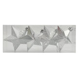 Hanging Stars Silver 8cm 4Pcs/Box