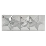 Hanging Stars Silver 8cm 4Pcs/Box