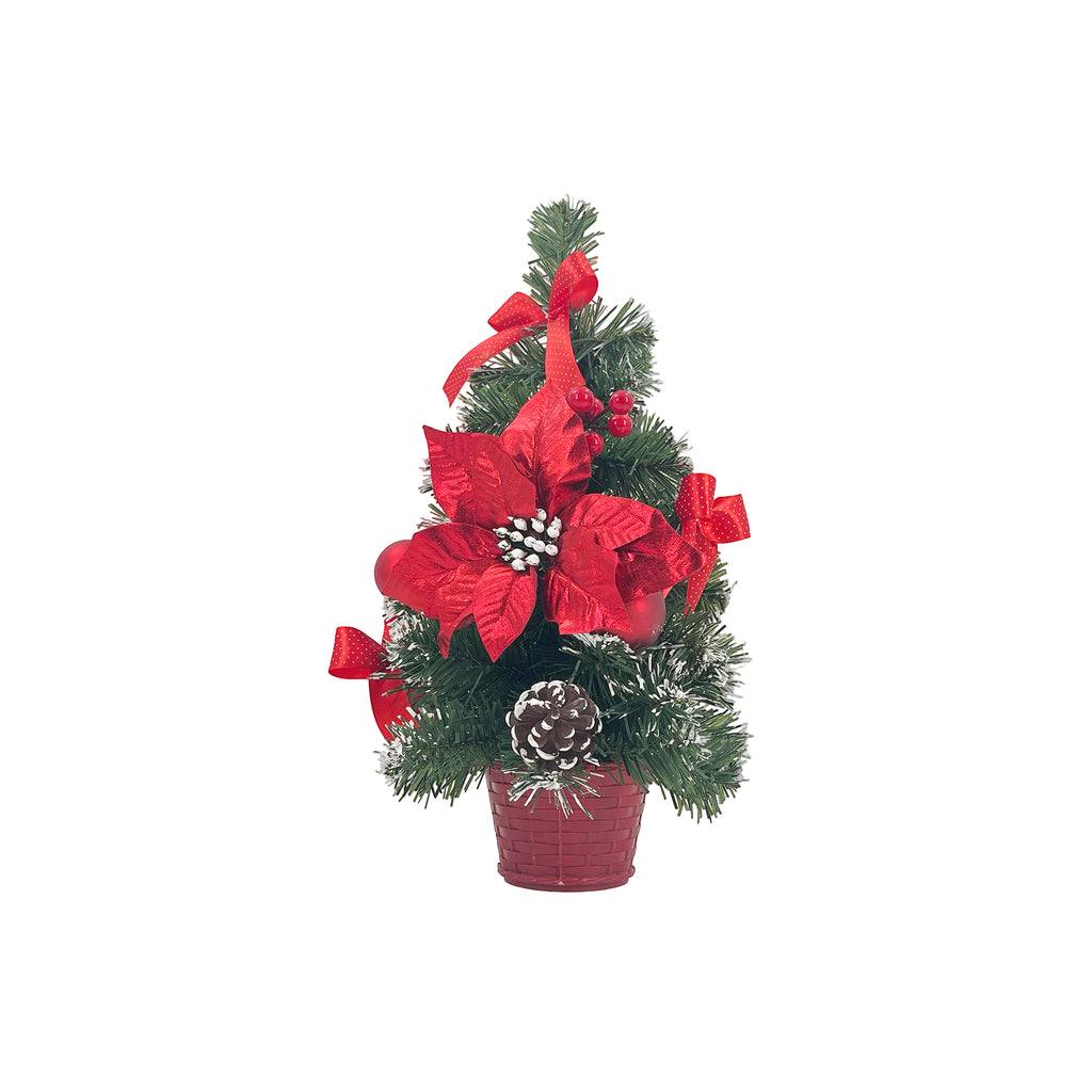 Decorated Tree Red 40cm
