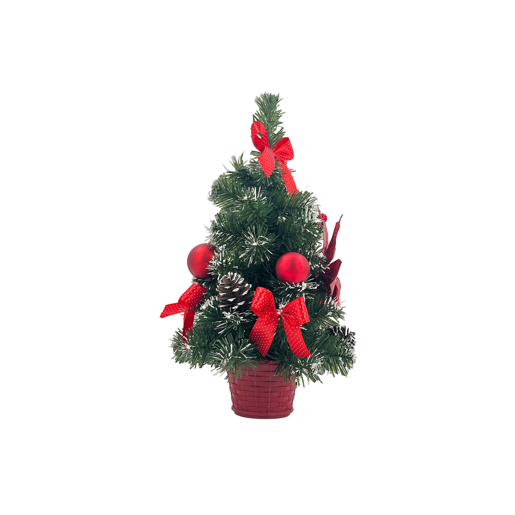 Decorated Tree Red 40cm