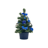 Decorated Table Tree Blue 20cm