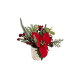 Flower PoinsettiaTable Topper 20cm