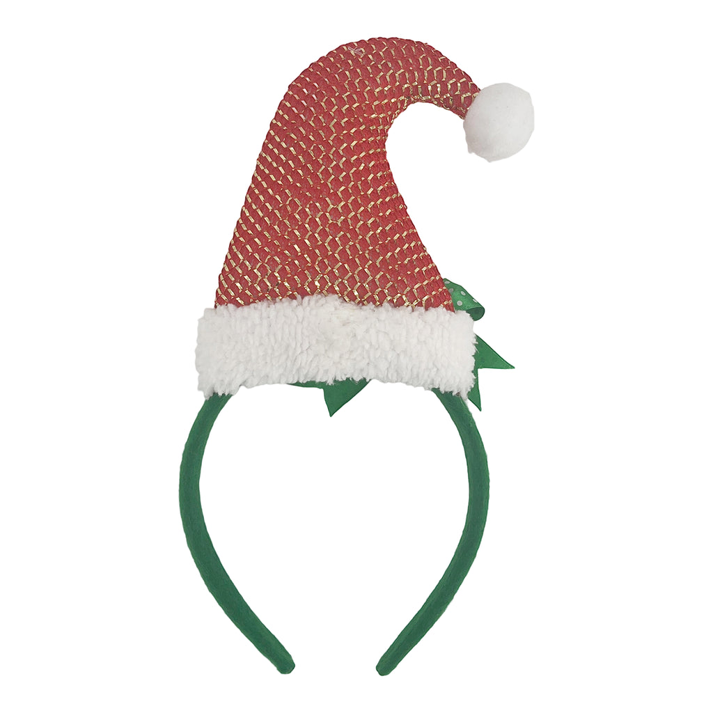 One Size Santa Hat Headband - Quick & Easy Christmas Costume