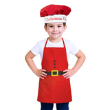Santa Chef Apron Set Child Size 33x45cm