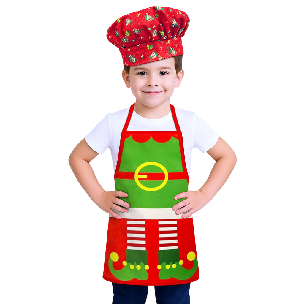 Elf Chef Apron Set Child Size 33x45cm