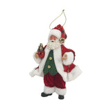 Standing Santa Decoration Red 18cm