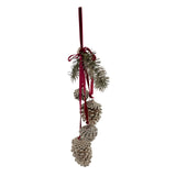 Hanging Pinecones Champagne Gold 50cm