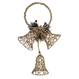 Hanging Bells Gold 25x10x40cm