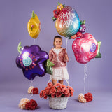 27" Easter Egg Flowers Foil Balloon