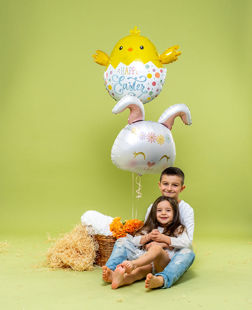 24" Easter Egg Chick Foil Balloon