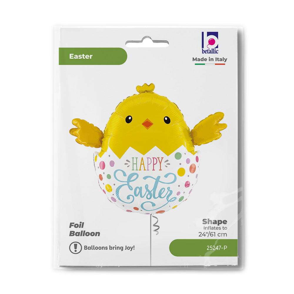 24" Easter Egg Chick Foil Balloon