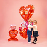 28" Standups Valentine Heart Foil Balloon