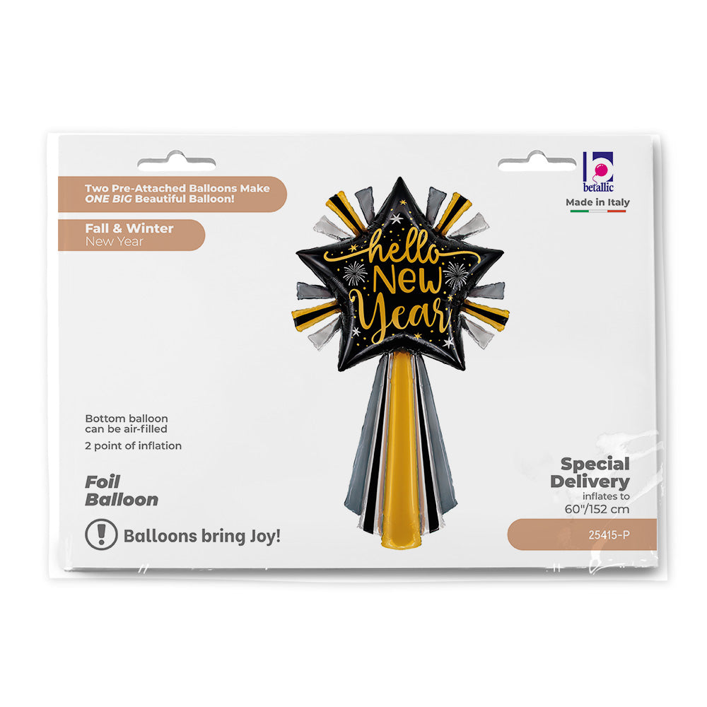 60" Special Delivery New Year Shooting Star
