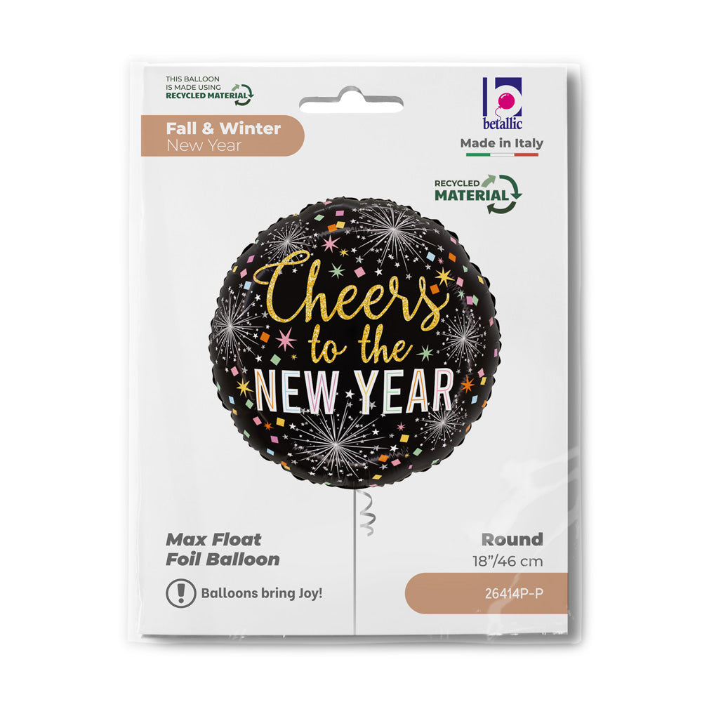 18" Cheers To New Year Party