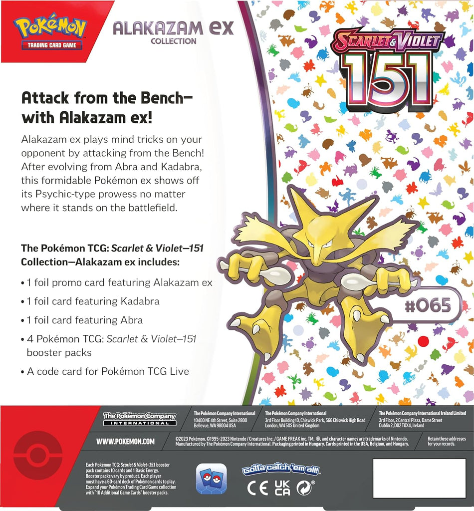 Pokémon TCG: Scarlet & Violet 151  (SV3.5) Alakazam EX Box