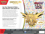 Pokémon TCG: Scarlet & Violet 151 (SV3.5) - Zapdos Ex Box