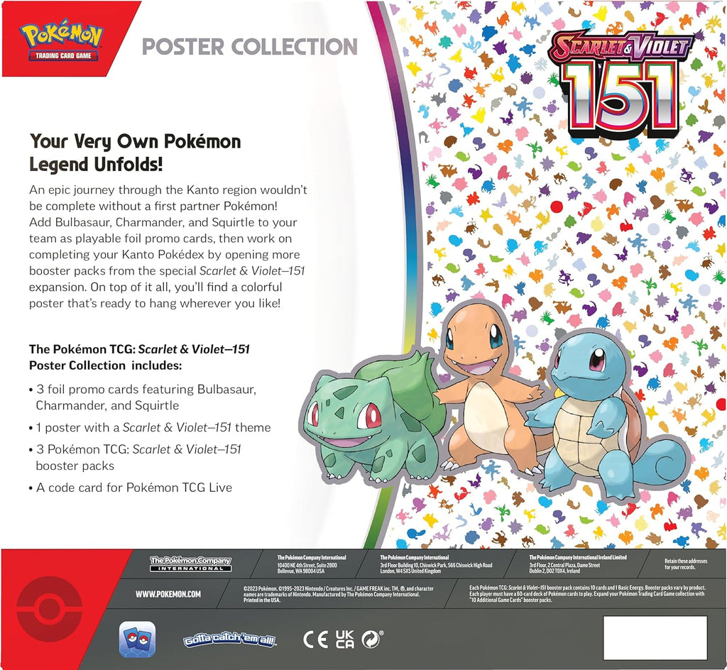 Pokémon TCG: Scarlet & Violet 151 (SV3.5) Poster Box