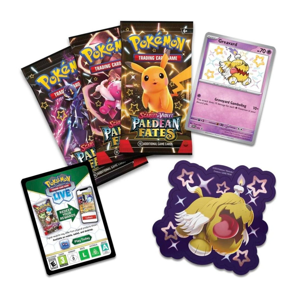 Pokémon TCG: Scarlet & Violet 4.5 (SV4.5) Paldean Fates Tech Sticker Collection
