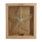 Star Tree Top Gold 35x10x40cm