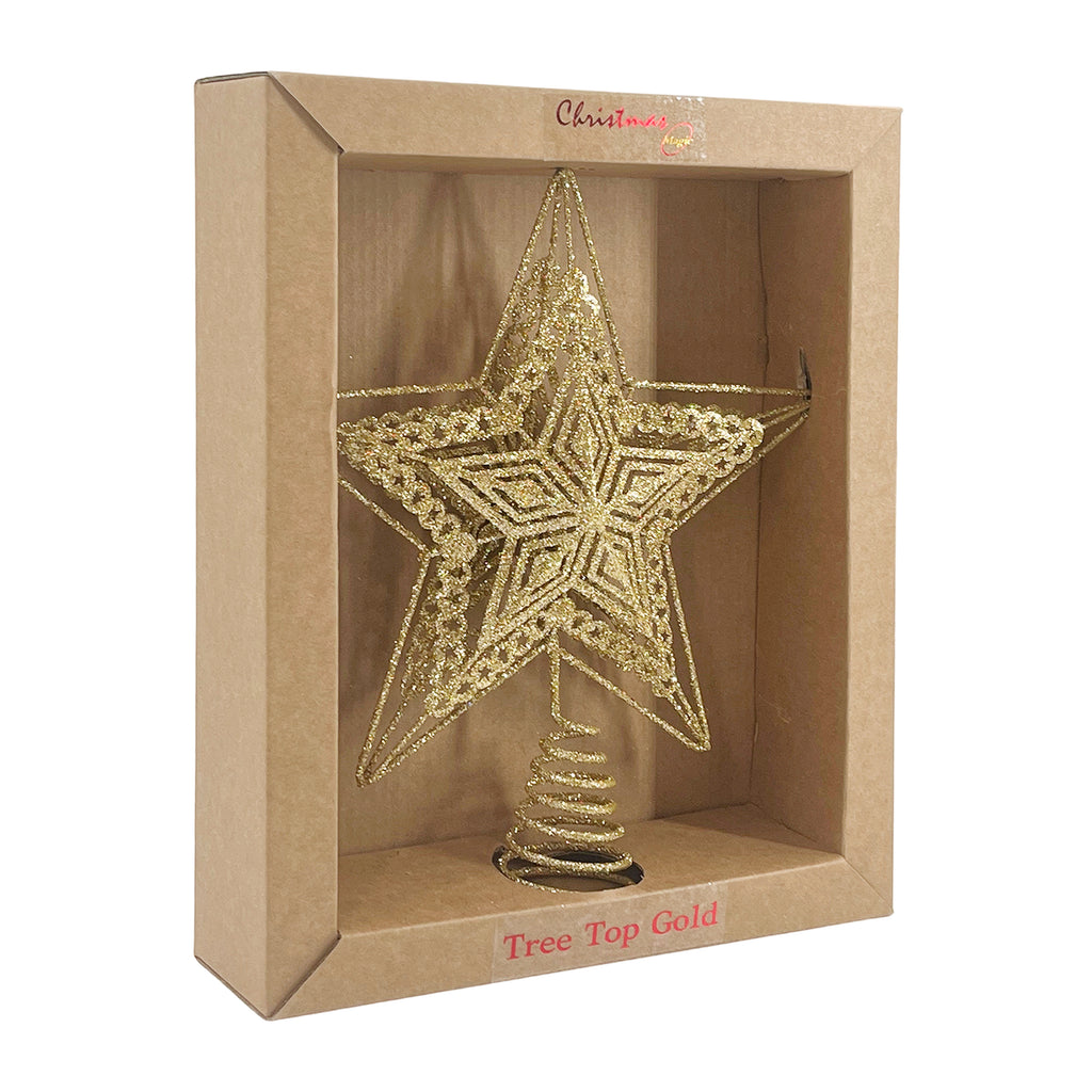 Star Tree Top Gold 25x5.5x30cm