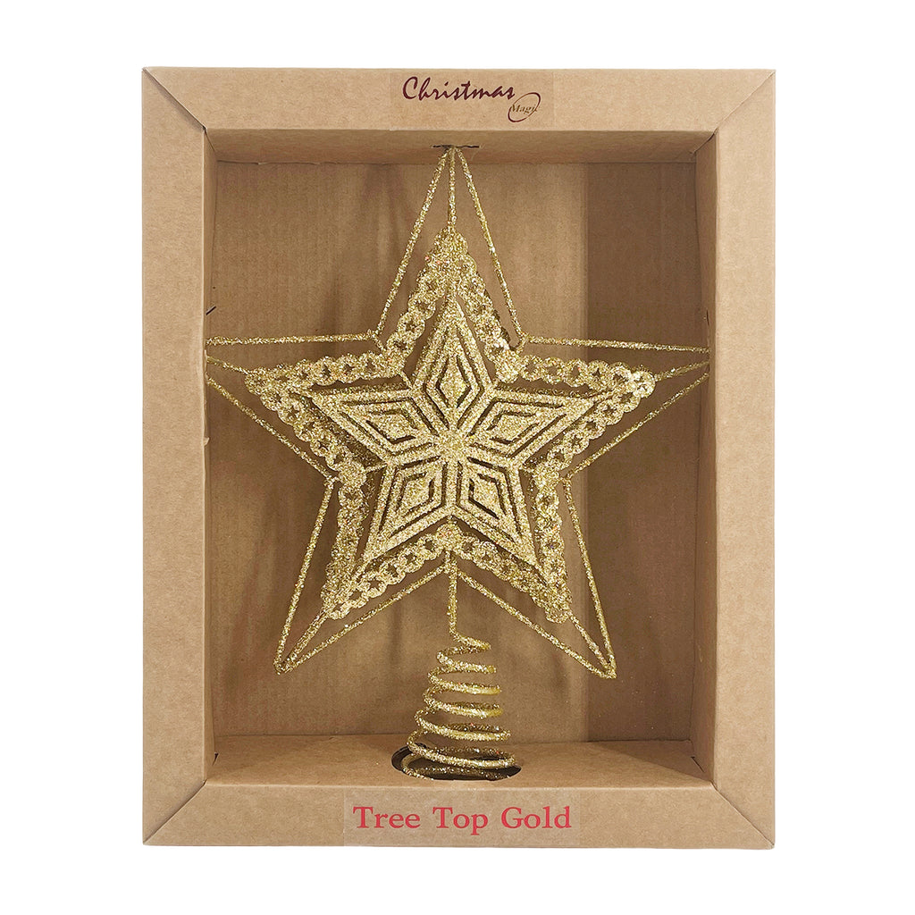 Star Tree Top Gold 25x5.5x30cm