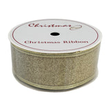 Christmas Ribbon Gold 3.8cmx10 yards