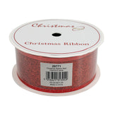 Christmas Ribbon Red 3.8cmx10 yards