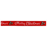 Christmas Satin Ribbon Red 1.7cmx10 yards