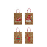 Rustic Cheer Kraft Bags Asst. Small 16x8x22cm 8Pcs/Pk
