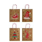 Rustic Cheer Kraft Bags Asst. Medium 22x11x27cm 6Pcs/Pk