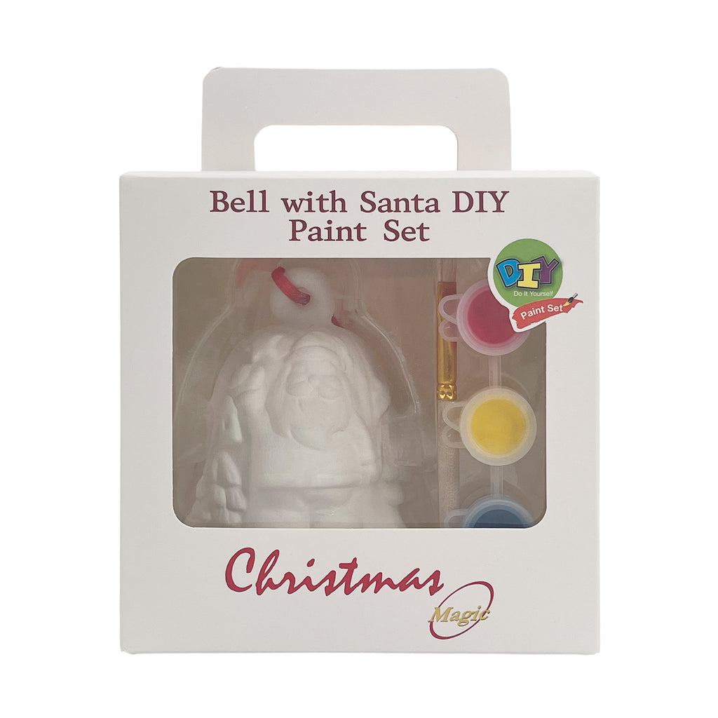 Bell with Santa DIY Paint Set  6.6x6.6x7.3cm