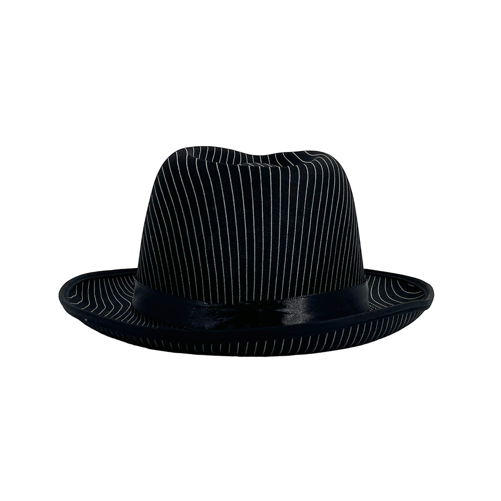 1920s Fedora Hat Black