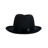 1920s Fedora Hat Black