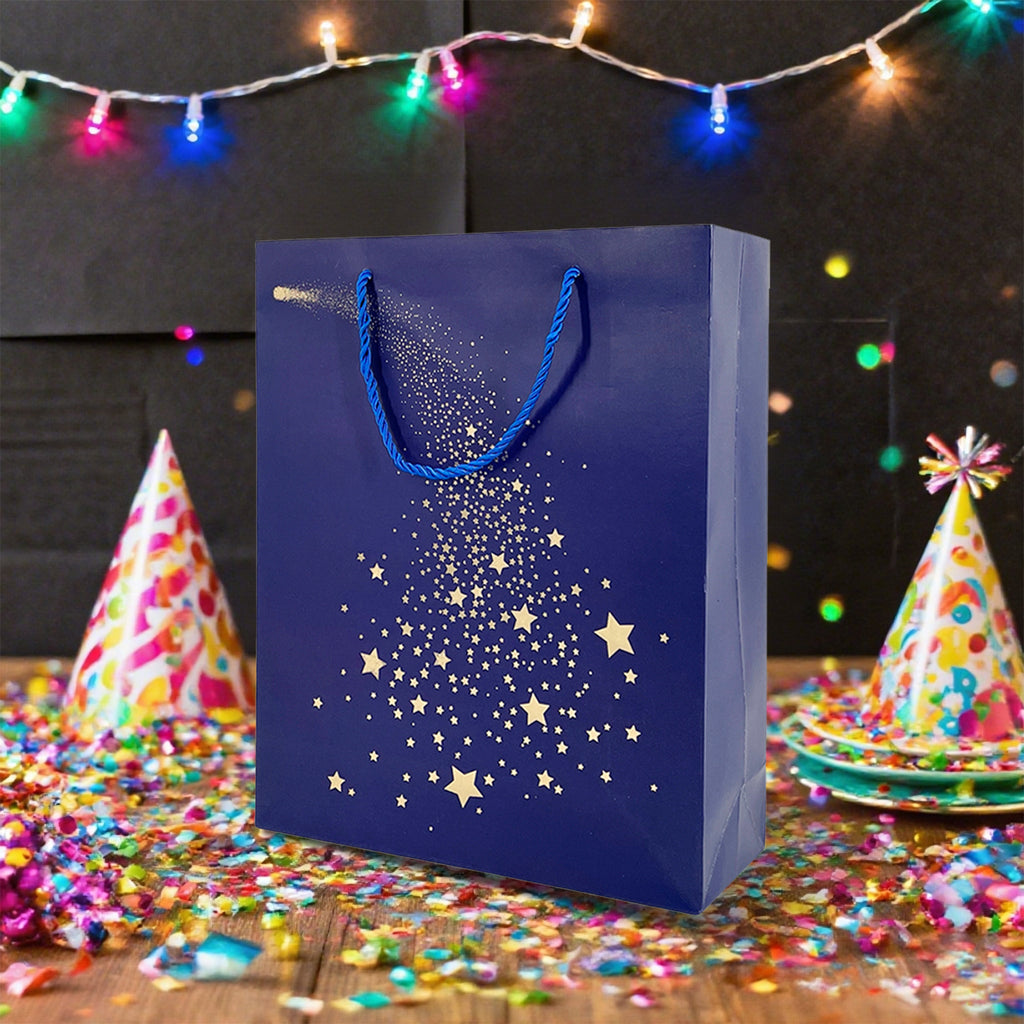 Starlight Gift Bags Asst. Medium 26x10x32cm 4Pcs/Pk